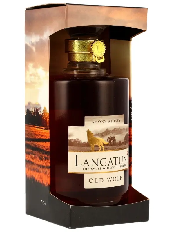 Langatun - Old Wolf - Peat & Sherry Casks - Smoky Swiss Single Malt Whisky