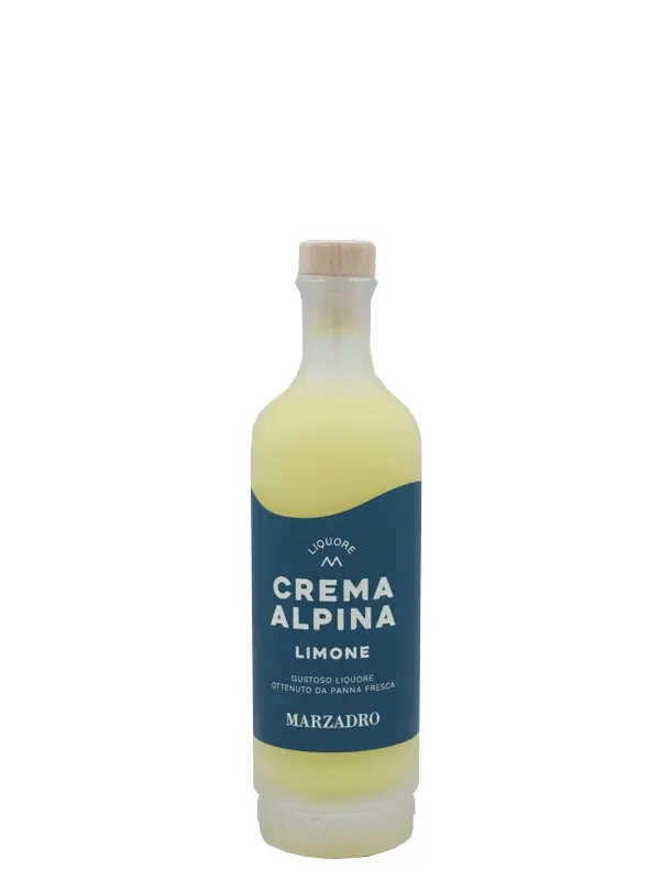 18905 Marzadro - Crema Alpina - Limone - Cremelikör mit Zitrone - 200 ml