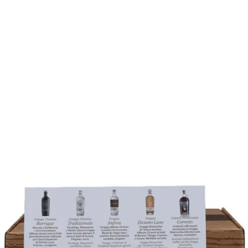 Marzadro - Degustazione - 5 x 50 ml - Geschenkset