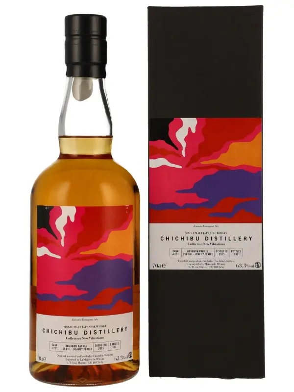 Chichibu - Vintage 2015 - Bourbon Barrel 1st Fill - Heavily Peated - Cask #4701 - Collection New Vibrations - Single Malt Japanese Whisky