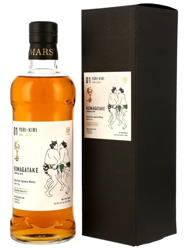 18939 MARS Komagatake 6 Jahre - American White Oak - Cask No. 1964 - 01 Yori-Kiri Sumo Series - Collection Itinéraires -Single Cask Japanese Whisky