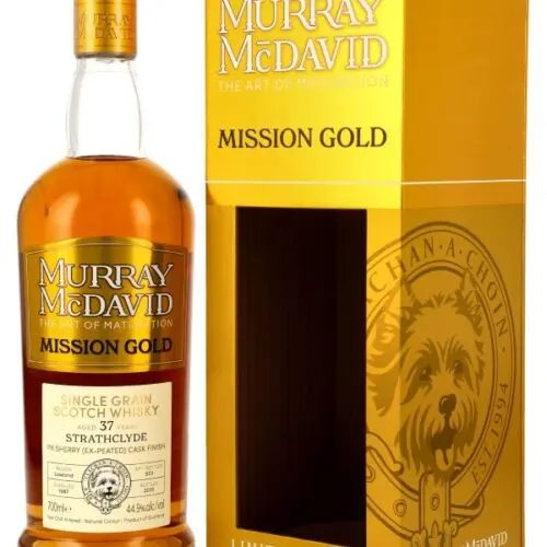 18968 Strathclyde 37 Jahre - Vintage 1987 - PX Sherry (Ex-Peated) Cask Finish - Murray McDavid - Mission Gold - Single Grain Scotch Whisky