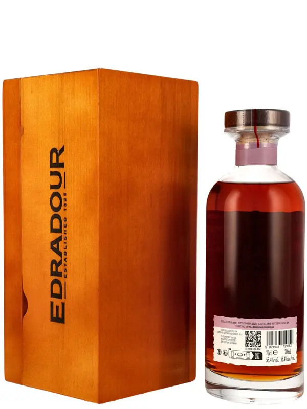 Edradour 25 Jahre – Vintage 1999 - Bordeaux Cask #816 - 200th Anniversary - Highland Single Malt Scotch Whisky