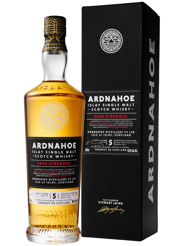 Ardnahoe 5 Jahre - Cask Strength Batch No. 1 - Islay Single Malt Scotch Whisky
