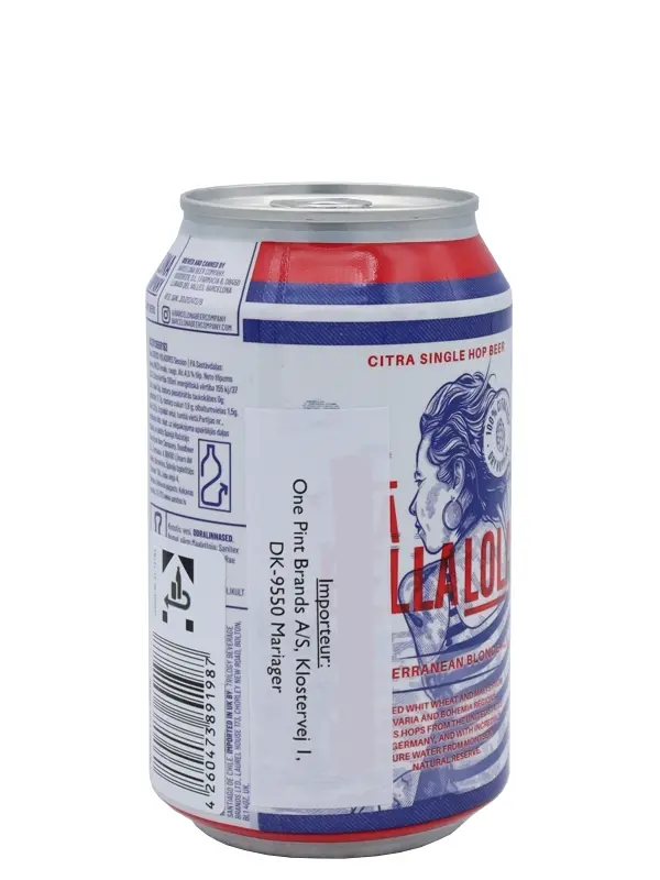 Barcelona Beer - La Bella Lola - Citra Single Hop Beer - Blonde Ale - Dose - 0,33l