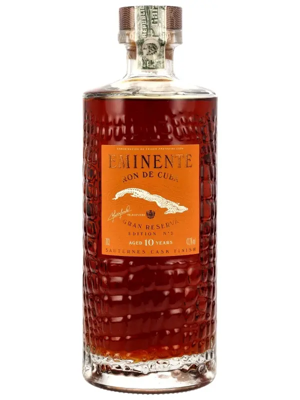 R00990 Eminente 10 Jahre - Sauternes Cask Finish - Gran Reserva - Edition No. 2 - Ron de Cuba Rum