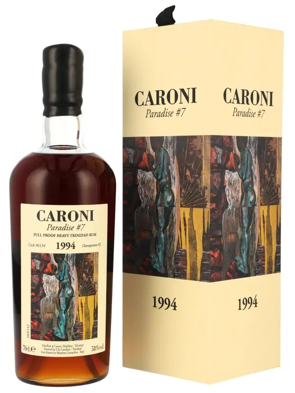 R00995 Caroni Paradise #7 - Vintage 1994 - Damejeanne #2 - Cask #6134 - Full Proof Heavy Trinidad Rum