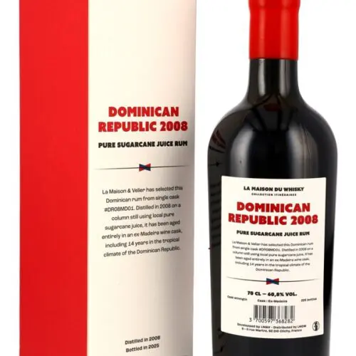 Dominican Republic 17 Jahre - Vintage 2008 - Collection Itinéraires - Cask Strength - Rum