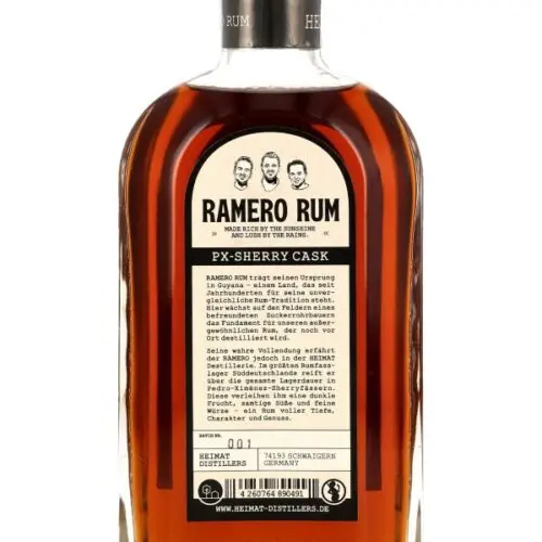 R01018R Ramero - PX Cask - Batch Nr. 001 - Guyana - Rum