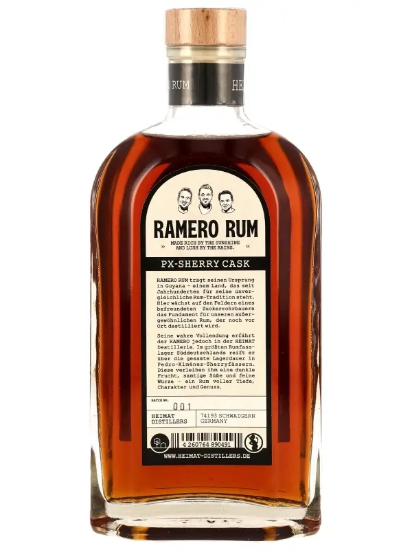 R01018R Ramero - PX Cask - Batch Nr. 001 - Guyana - Rum