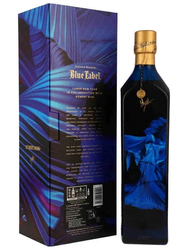 19022R Johnnie Walker - Blue Label - Chinese New Year 2025 - Year of the Horse - Robert Wun Limited Edition Design - Blended Scotch Whisky