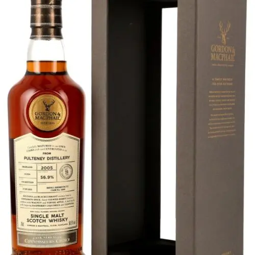 Pulteney 20 Jahre - Vintage 2005 - Refill Sherry Butt - Cask No. 1680 - Batch 25/034 - Connoisseurs Choice - Gordon & MacPhail - Single Malt Scotch Whisky
