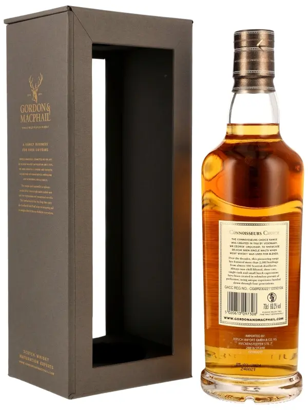 Speyburn 15 Jahre - Vintage 2008 - Refill Bourbon Barrel - Cask No. 563 - Batch 24/099 - Connoisseurs Choice - Gordon & MacPhail - Single Malt Scotch Whisky