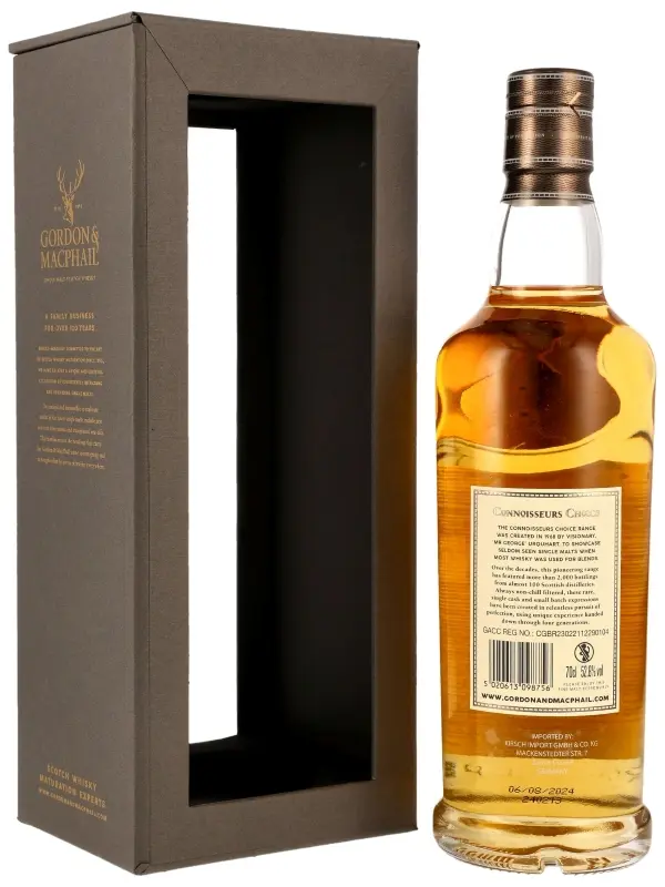 Tomatin 15 Jahre - Vintage 2009 - Refill Bourbon Barrel - Cask No. 1438 - Batch 24/093 - Connoisseurs Choice - Gordon & MacPhail - Single Malt Scotch Whisky