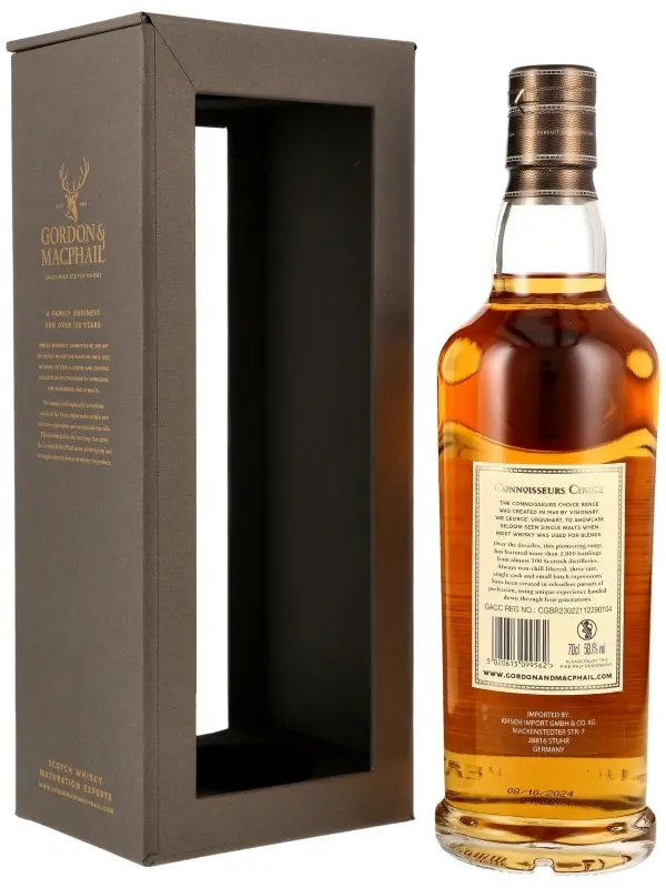 Tullibardine 16 Jahre - Vintage 2008 - Refill Bourbon Barrel - Cask No. 21603507 - Batch 24/048 - Connoisseurs Choice - Gordon & MacPhail - Single Malt Scotch Whisky