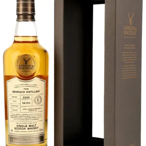 Benriach 16 Jahre - Vintage 2005 - Refill American Hogshead - Cask No. 120 - Batch 22/116 - Connoisseurs Choice - Gordon & MacPhail - Single Malt Scotch Whisky