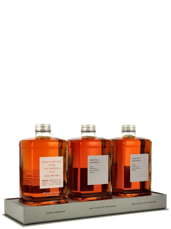 19039_2 Nikka - From the Barrel - 40th Anniversary - Limited Edition - 3 Bottle Assort - 3 x 0,5 l - Whisky
