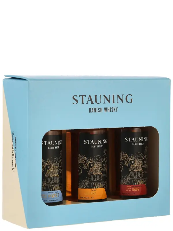 Stauning Core Set - 3 x 50 ml - Danish Whisky - neue Ausstattung