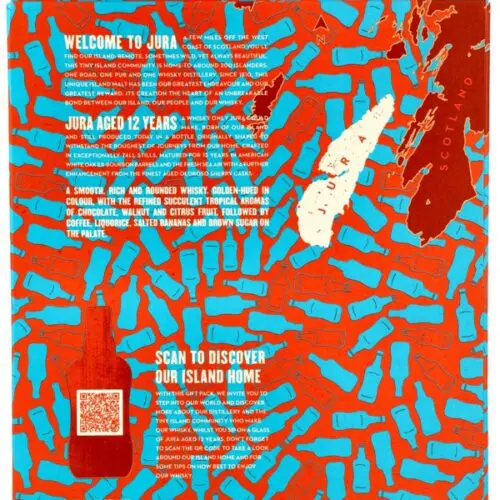 Jura 12 Jahre - American White Oak Ex-Bourbon Barrels + Oloroso Sherry Casks - incl. 2 Gläsern - Single Malt Scotch Whisky