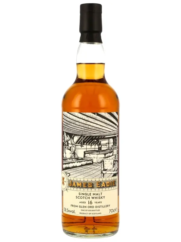 Glen Ord 16 Jahre - Vintage 2009 - First Fill Bourbon Hogshead- Cask No. 309222 - James Eadie - Single Malt Scotch Whisky