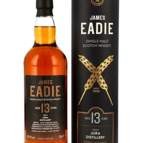 Jura 13 Jahre - Vintage 2012 - Sherry Cask Finish - Cask No. 386652 - Cask Strength - James Eadie - Single Malt Scotch Whisky