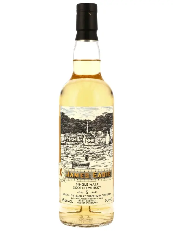 Ledaig 5 Jahre - Vintage 2020 - Refill Barrel & Refill Hogsheads - Exclusively Selected for Germany - James Eadie - Single Malt Scotch Whisky