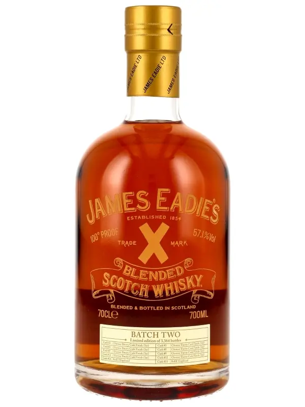 19136 Trade Mark X - Batch Two - Oloroso Sherry Casks & Refill Hogshead - Limited Edition - James Eadie - Blended Scotch Whisky