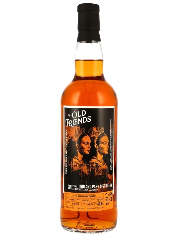 19141 Highland Park 11 Jahre - Vintage 2014 - 1st Fill Bordeaux Wine Barrique - Cask #131/2014 - The Old Friends - Single Malt Scotch Whisky