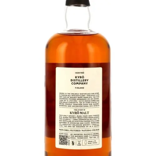 Kyrö - Kyrö Malt - Born in a Sauna - White Oak Casks - Malt Rye Whisky