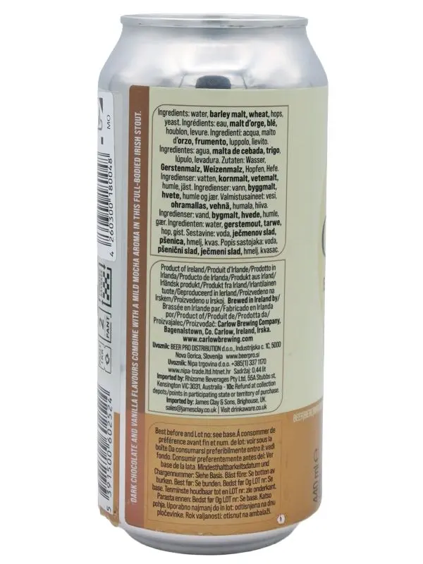 B0604R Oharas Craft Beer - O'hara's Leann Folláin - Dose - Extra Irish Stout - 0,44l