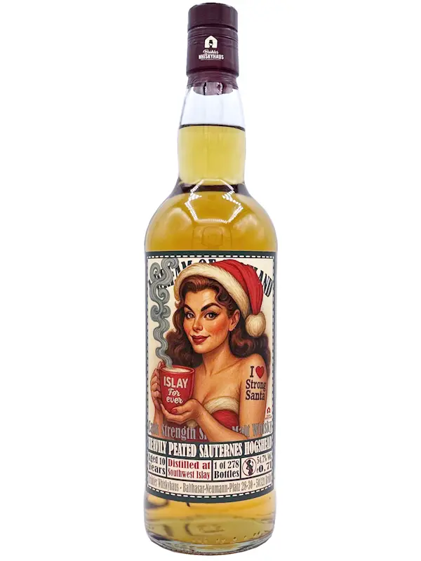 0,7l Southwest Islay 10 Jahre - Heavily Peated Sauternes Hogshead - A Dream of Scotland - max. 2 Flaschen p.P. & Haushalt - Versand startet ab dem 16. Dezember 2025