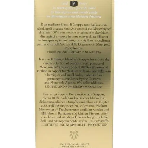 19197L Grappa Nonino - 8 Jahre - Riserva - 0,7l