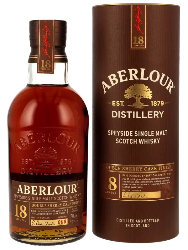 19208 Aberlour 18 Jahre - Double Sherry Cask Finish - Batch No. 006 - Speyside Single Malt Whisky