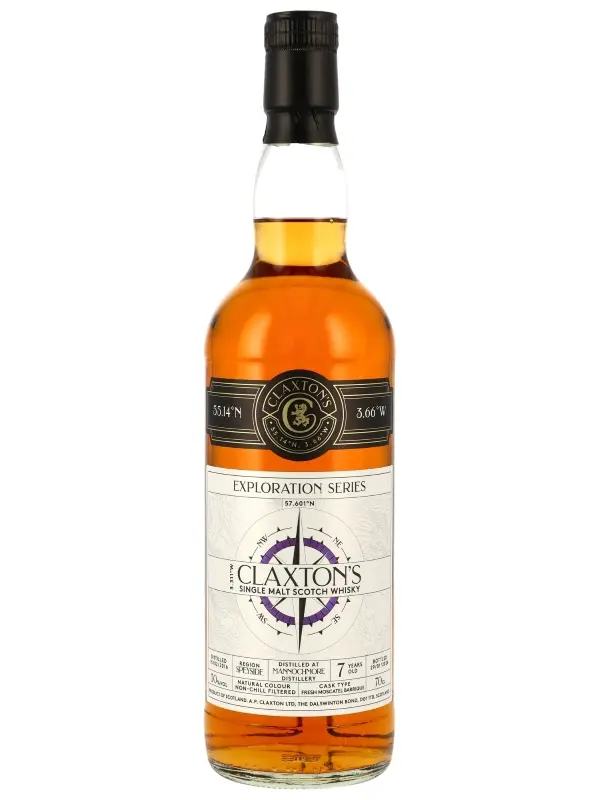 19219 Mannochmore 7 Jahre - Vintage 2016 - Fresh Moscatel Barrique - Exploration Series - Claxton's - Single Malt Scotch Whisky