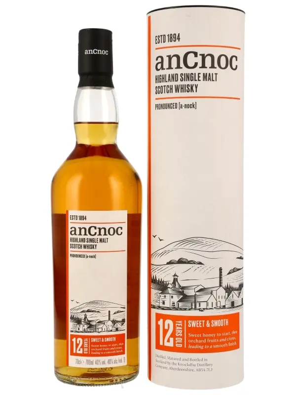 an Cnoc 12 Jahre - Sweet & Smooth - Highland Single Malt Scotch Whisky