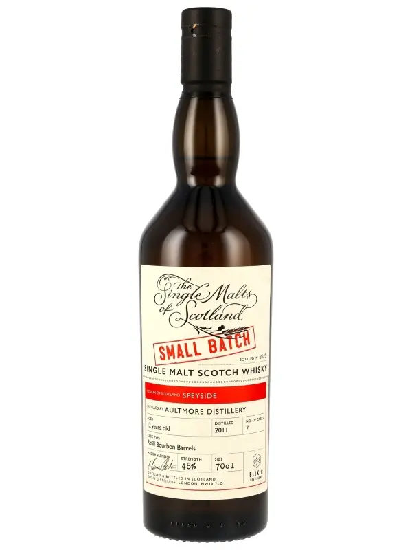 Aultmore 12 Jahre - Vintage 2011 - Refill Bourbon Barrels - Small Batch - The Single Malts of Scotland - Speyside Single Malt Scotch Whisky