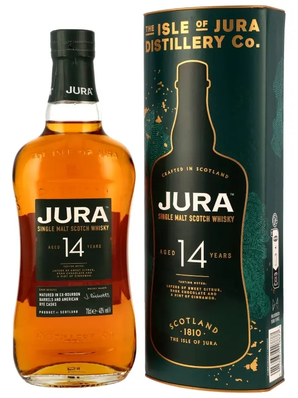 Jura 14 Jahre - ex-Bourbon Barrels & American Rye Cask - Single Malt Scotch Whisky