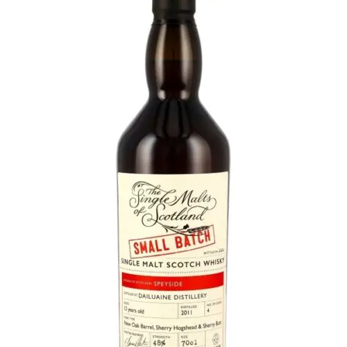 Dailuaine 12 Jahre - Vintage 2011 - New Oak Barrel, Sherry Hogshead & Sherry Butt - Small Batch - Single Malts of Scotland - Speyside Single Malt Scotch Whisky