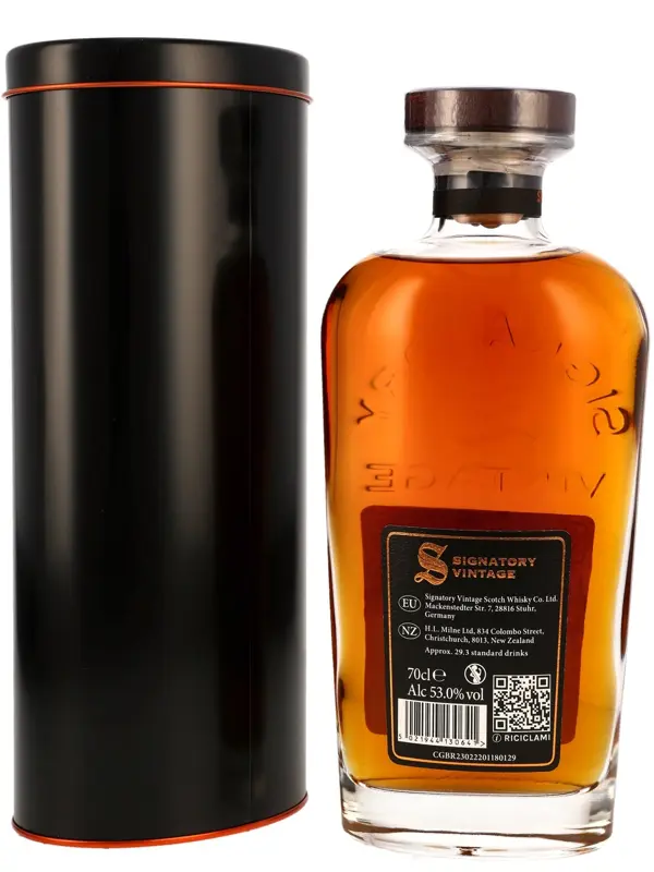 Imperial 30 Jahre - Vintage 1995 - Hogshead - Cask No. 50274 - Signatory Vintage - Symington's Choice - Speyside Single Malt Scotch Whisky