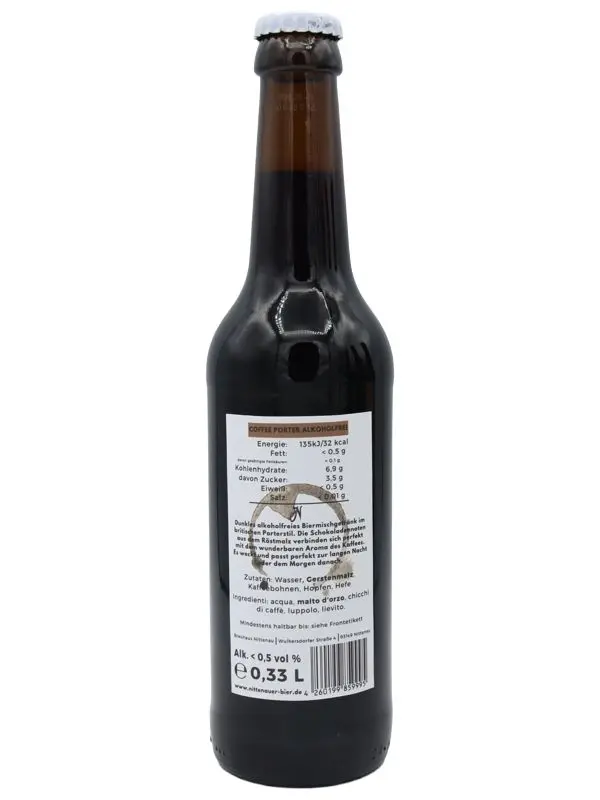 Nittenauer - Coffee Porter - Alkoholfreies Porter - 0,33l