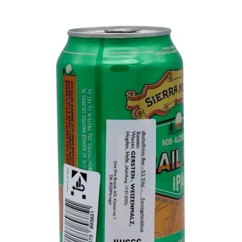B0639_2 Sierra Nevada - Trail Pass IPA - Alkoholfrei - Dose - India Pale Ale - 0,355l