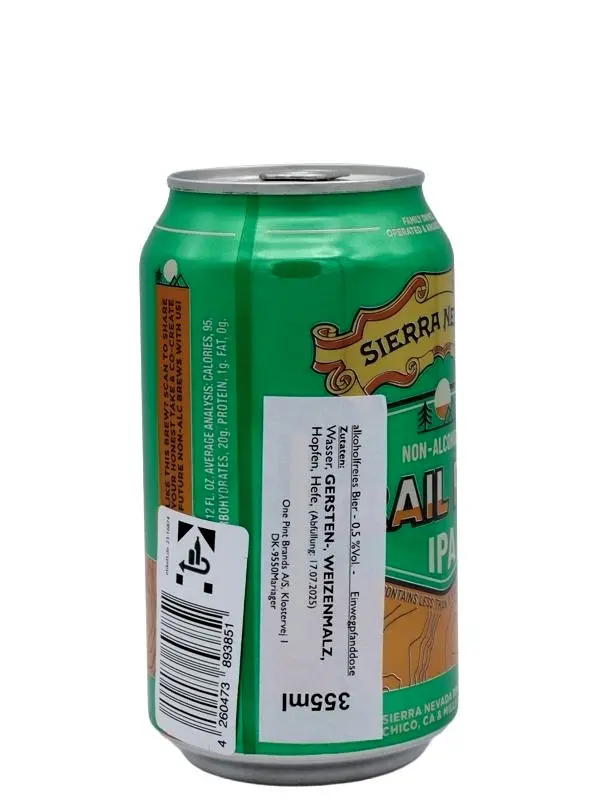 B0639_2 Sierra Nevada - Trail Pass IPA - Alkoholfrei - Dose - India Pale Ale - 0,355l