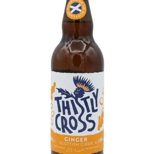 B0640 Thistly Cross Cider - Ginger - Scottish Cider - 0,5l