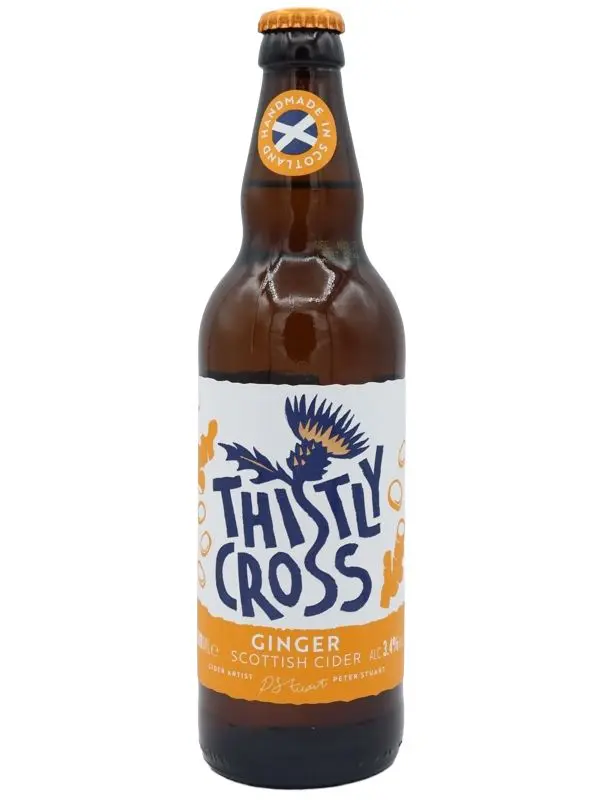 B0640 Thistly Cross Cider - Ginger - Scottish Cider - 0,5l