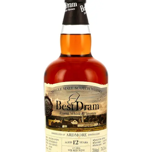 Ardmore 12 Jahre - Vintage 2013 - 1st Fill STR Red Wine Barrique - Cask #590 - Best Dram - Single Malt Scotch Whisky