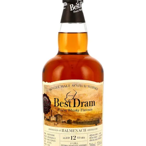 19309 Balmenach 12 Jahre - 1st Fill Pedro Ximenez Sherry Barrel - Cask #1795 - Best Dram - Single Malt Scotch Whisky - 5cl Sample