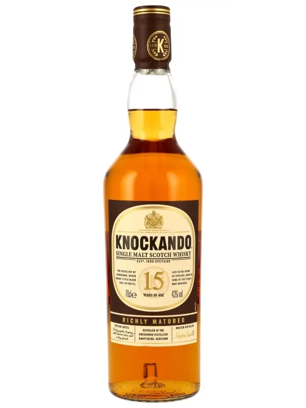19376 Knockando 15 Jahre - Richly Matured - Speyside Single Malt Scotch Whisky - ohne Tube