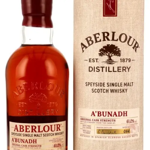 Aberlour A'BUNADH - Spanish Oloroso Sherry Butts - Batch 084 - Original Cask Strength - Speyside Single Malt Scotch Whisky