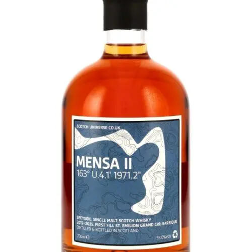 19389 Mensa II 163° U.4.1' 1971.2" - 13 Jahre - Vintage 2012 - First Fill St. Emilion Grand Cru Barrique - Scotch Universe - Speyside Single Malt Scotch Whisky