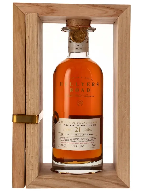 Hellyers Road 21 Jahre - Fully Matured in American Oak - Selected by La Maison du Whisky & Kirsch Import - Australian Single Malt Whisky